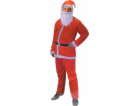 Kostým Santa Clause pro dospělé, polyester