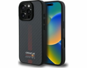 Pevné pouzdro Red Bull RBHMP16X24CFGSMK iPhone 16 Pro Max 6.9 černo/černé Carbon Fiber Power Bar MagSafe