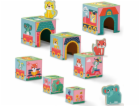 SES creative SES Věž z kostek se zvířecími figurkami 1314...