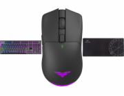 PREYON Klávesnice červená klávesnice PREYON SILENT CLAW + bezdrátová myš PREYON Owl + podložka pod myš PREYON Falcon Speed XL