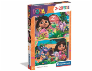 Delione Clementoni Super Color Dora 24827, 27x18,5, 40 ks.