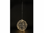 Dekorační koule Vánoční dotek, 30 cm, 80 LED