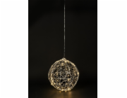 Dekorační koule Vánoční dotek, 30 cm, 80 LED