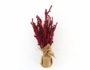 Umělá rostlina Christmas Touch, červená, 48 cm