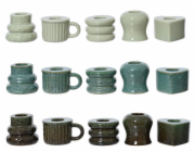 Porcelánový svícen, D5 cm