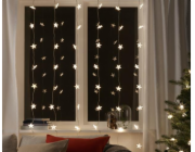 Světelný řetěz Star Curtain, 1,5x1m, teplá bílá, 48LED