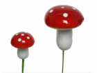 Dekorace, "Houby" 702803, plast, 15/45 ks.