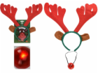 Vánoční mašle a svítící nos AAF201700