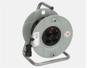 Prodlužovací kabel s navíjecím kabelem BRENNENSTUHL AK260, 4cestný, 25 m