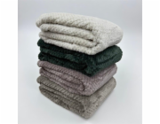 Plaid Domoletti WAFFLE, krémová barva, 150 cm x 200 cm