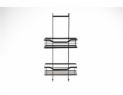 Závěsná polička na sprchové dveře Domoletti, černá