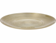 Servírovací talíř, 21 cm, zlatý, sklo