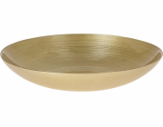 Miska, 30 cm, zlatá, sklo