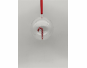 Vánoční hračka na stromeček Christmas Touch, 8 cm, sklo