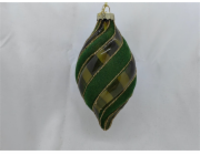 Vánoční hračka na stromeček Christmas Touch, 13 cm, sklo