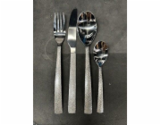 Sada příborů, šedá, 24dílná