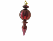 Vánoční hračka na stromeček Christmas Touch, 16 cm, sklo