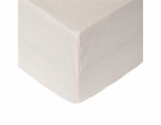 Prostěradlo Okko, pískové, 200 x 200 cm, s gumičkou