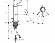 UMYVADOVÁ MÍCHADLA TECTURIS S 110 HG CHROM