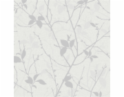 Tapeta BOUTIQUE, vinylová, bílá/šedá