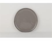 Talíř Sezamové tečky hnědý, O 26,8 cm, hnědý