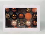 Sada vánočních hraček na stromeček Christmas Touch Forest, 50 dílků.