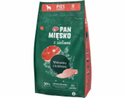 PAN MIĘSKO with Herbs Beef with Rabbit M - suché krmivo pro psy - 3kg