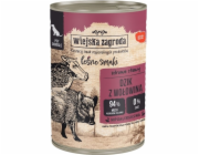 WIEJSKA ZAGRODA Forest Flavours Wild boar with beef - vlhké krmivo pro psy - 400g