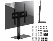 Univerzální TV stojan Maclean, pro RTV skříňku, stojan, max. 40 kg, max. VESA 400x400, nastavení výšky a úhlu, pro televizory 32-65", MC-1240