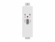 VISION TechConnect 3 - Prichycení talíre modulárního zarízení - USB typu C - bílá