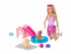 Mattel Barbie Štěňátko Pool Party - Aloha Blonde, panenka