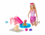 Mattel Barbie Štěňátko Pool Party - Aloha Blonde, panenka