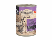 WIEJSKA ZAGRODA Forest Flavours Roe deer with a quail - vlhké krmivo pro psy - 400g