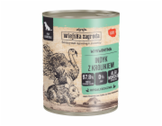 WIEJSKA ZAGRODA Turkey with rabbit - vlhké krmivo pro psy - 800g