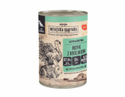 WIEJSKA ZAGRODA Turkey with rabbit - vlhké krmivo pro psy - 400g
