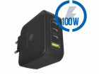 IcyBox Nabíječka IB-PS1040-PD 100 Wattů, 2x Typ-C, 2x Typ-A