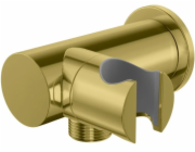 Držák na sluchátka s připojením na vodu QW004AEGD, povrchová úprava: zlatý lesk