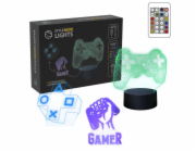 Manta SNL122RGB LED lampa světelná dekorace hra 2 RGB 3D