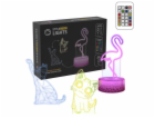 Manta SNL119RGB LED lampa světelná dekorace zvířata RGB 3D