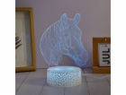Manta SNL116RGB LED lampa světelná dekorace koně RGB 3D