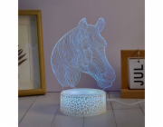Manta SNL116RGB LED lampa světelná dekorace koně RGB 3D