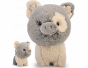 Daffi Plyšová hračka TEDDY PETS Šedé prasátko