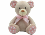TULILO Plyšová hračka Miś dot béžová 25 cm