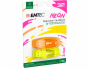 Emtec USB2.0 C410 32GB Neon 2 pcs