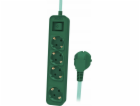 Philips Prodlužovací kabel CHP2147G 4 zásuvky 1,5 m zelený