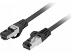 Lanberg Patchcord kat.8.1 S/FTP LSZH CU 3m černý, schvále...