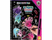 Lisciani Stírací los Sketchbook Scratch odhaluje stírací los Monster High Forever Friends