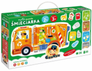 CzuCzu Moto puzzle - Popelářské auto 26 dílků