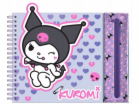 Kids Euroswan Kreativní sada Kuromi Hello Kitty s pastelkami