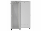 Lanberg 47U 800x1000 šedá stojatá racková skříň s proskle...